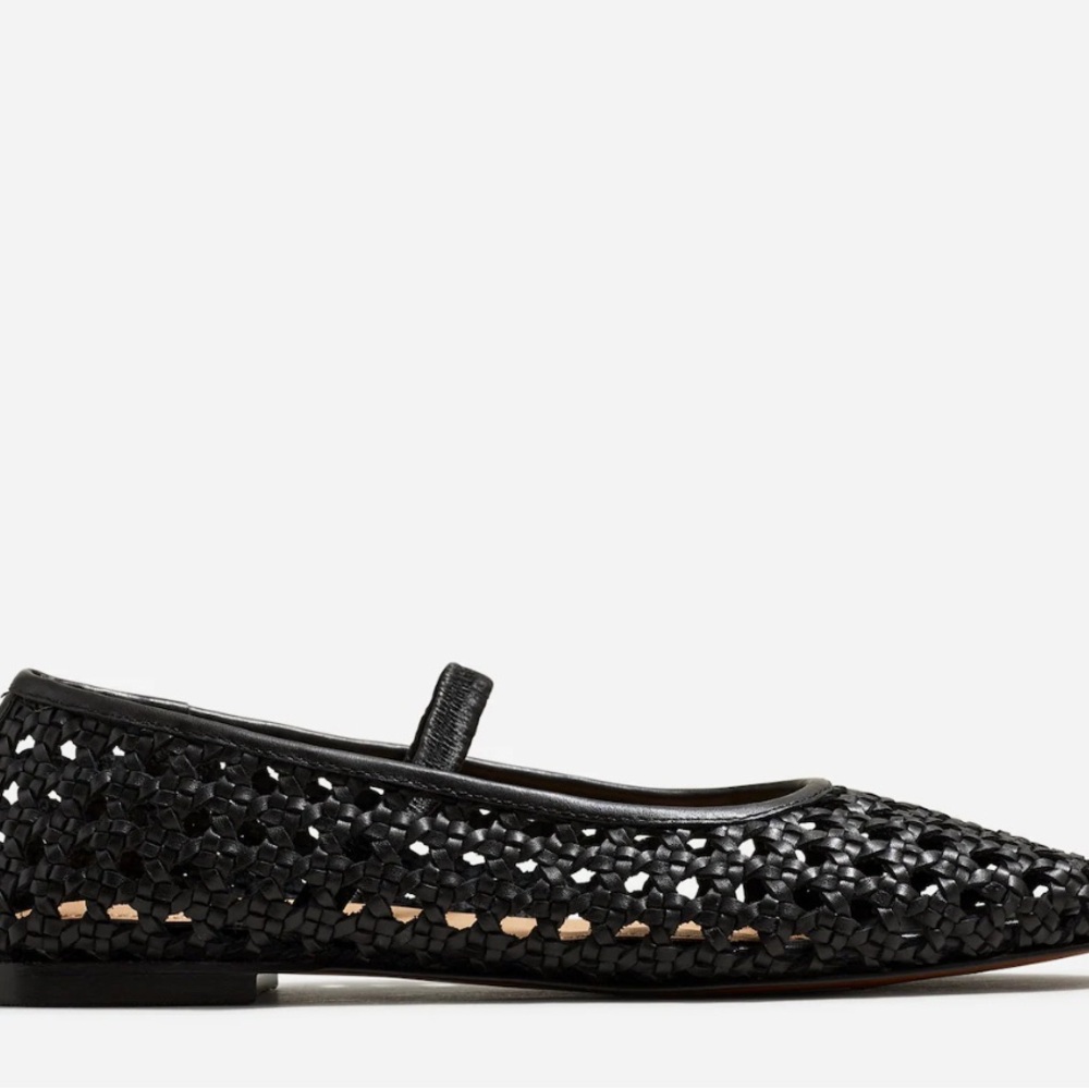 Madewell Black Woven Flats - Picture 2 of 8